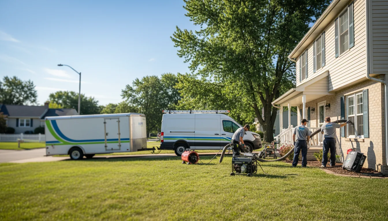 Flooded Basement Restoration And Cleanup With Repair in Meredosia, IL near me